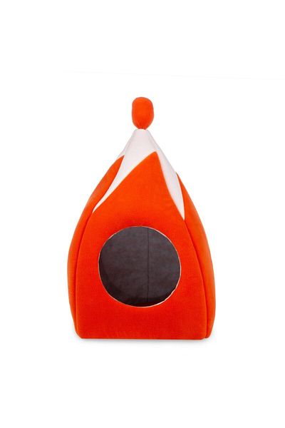 CatHouse Most Pyramid Cat Bed Nest Orange Washable 40X40 cm Most Pyramid Cat House