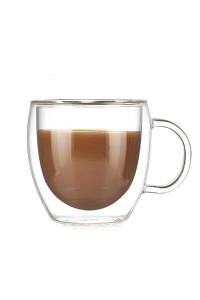 Perotti Double Walled Coffee Cup Set for 2 People