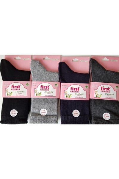 First Women's Seamless Soft Washable Cotton Candy Socks 12 Pack