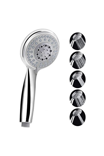 KUSTAR Elvis Banyo Duş Başlığı 5 Fonksiyonlu Yumuşak Su Akışı Için Başlık