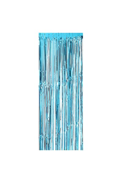 Parti Dünyası Kapı Perdesi Mavi Renk 100 X 220 Cm