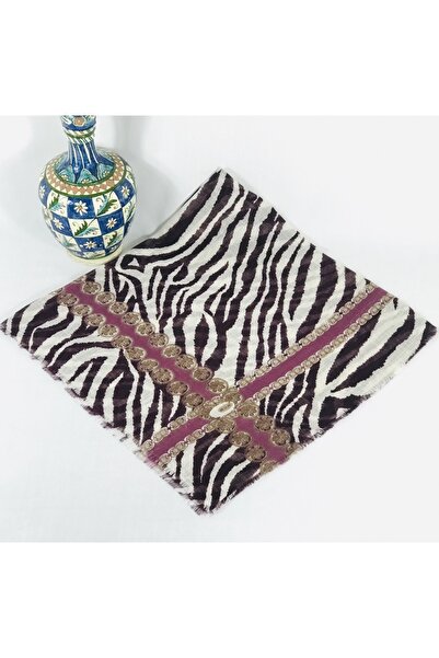 MOM COLLECTİON Flamlı Keten Tülbent