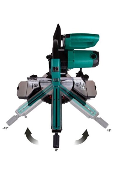 VONROC Lazerli Radyal Gönye Testere - 2000w - 216mm - 40 Diş
