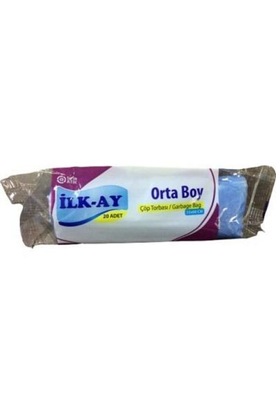 İLKAY First-month Medium Size 55*60cm Garbage Bag 20pcs - 3pcs