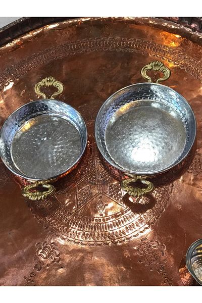 forevers Copper Pan Set of 2