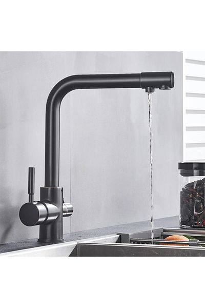 Mayaglory 3 Way Purification Mixer Black Purification Outlet Kitchen Sink Hot-cold Mix
