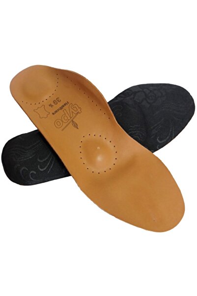 Typo Düz Taban Topuk Dikeni İçe Basma Önleyici Deri Tabanlık