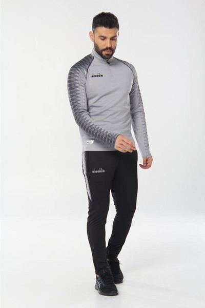 Diadora Φούτερ προπόνησης Unisex Grey Rhythm