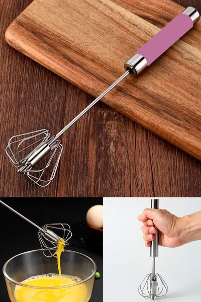 Kazanabil Practical Hand Mixer with Push and Pull Mechanism