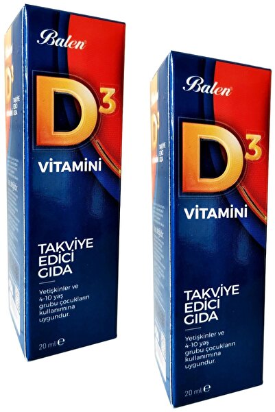 Balen Vitamin D3 - 20mlX 2 Liquid Supplementary Food