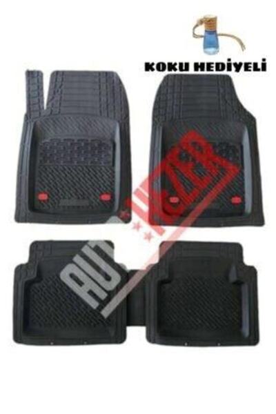 EMN Renault Symbol 2009-2010-2011-2012 Uyumlu Paspas Derin Havuzlu Krom Siyah