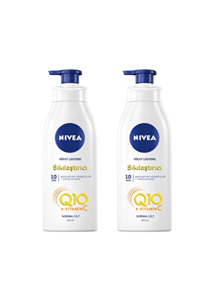 NIVEA Q10 Sıkılaştırıcı Vücut Losyonu 400 Ml X 2 Adet