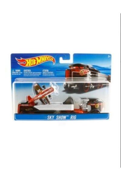 HOT WHEELS Sky Show Rıg Taşıyıcı Tır ve Araba Seti Cgc28-bdw51