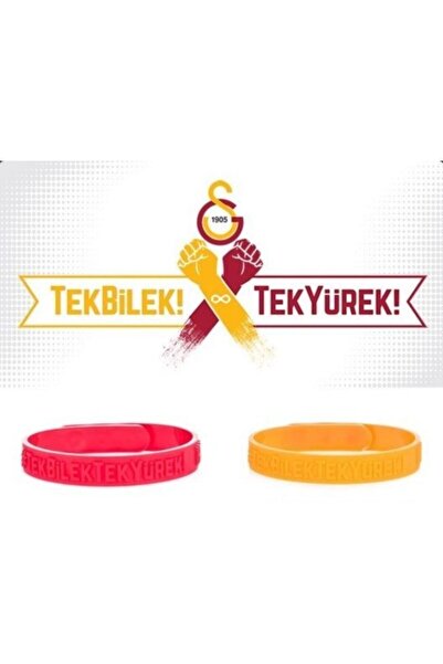 Galatasaray Lisanslı Galatasaray Unisex Omuz Omuza Bileklik Sarı + Kırmızı U651905