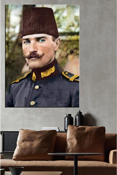 Osmanlı Ordusu Yüzbaşısı Mustafa Kemal Bey Renklendirme  35x50cm