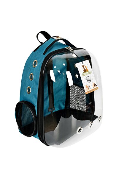 Cute Friend Turkuaz Astronot Kedi Köpek Taşıma Çantası Gc0162