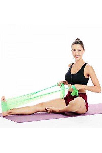 Leyaton Pilates Bandı 120x15 Cm (orta) Yeşil