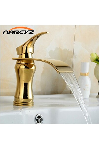 OEM Banyo Lavabo Bataryası Altın Dore Yeni Şelale Batarya 5 Yıl Garanti
