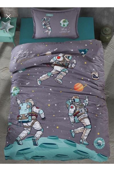 Clasy Youth and Children Single Duvet Cover Set 100% Cotton