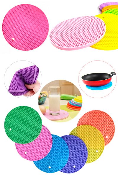 Kazanabil Round Decorative Silicone Trivet