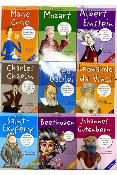 Altın Kitaplar Benim Adım Albert Einstein Serisi 9 Kitap Altın Kitap Dinamik