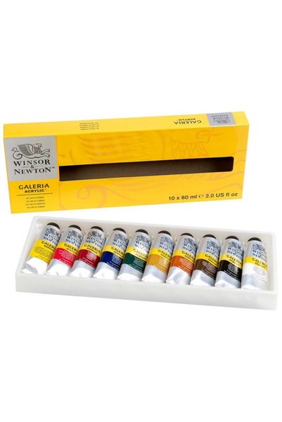 Winsor Newton Winsor & Newton : Galeria Akrilik Boya Seti : 10 Renk X 60 Ml Tüp