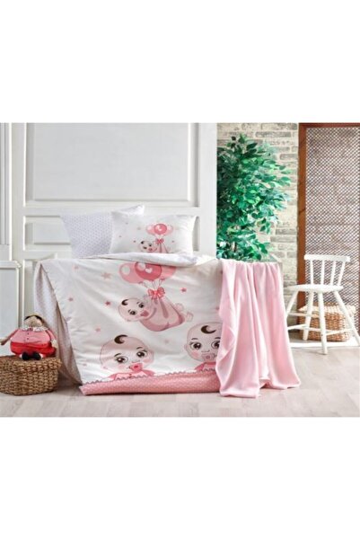 Kristal طقم غطاء لحاف فردي للأطفال من رانفورس - وردي