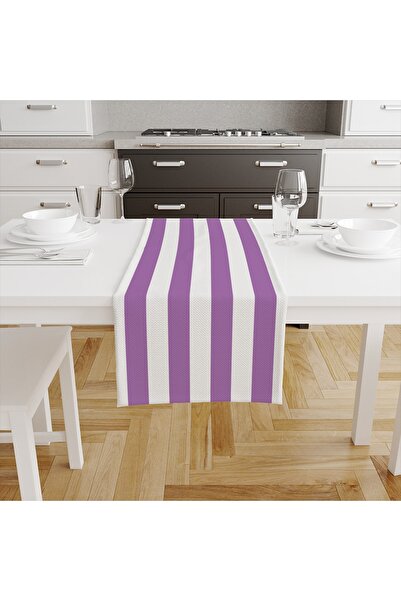 Talia Home Pantaloni de alergare cu dungi violet Tlar-001