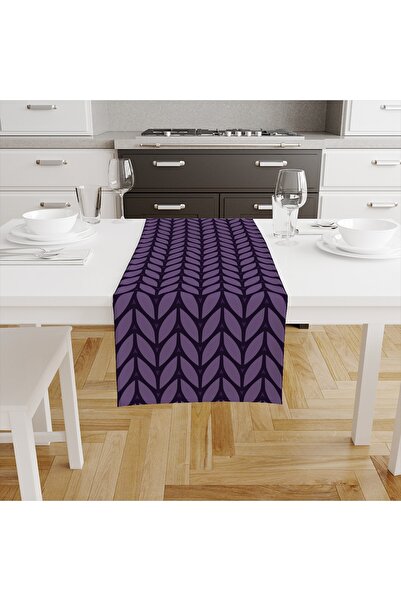 Talia Home Covoraș de coridor cu model violet Tlar-005