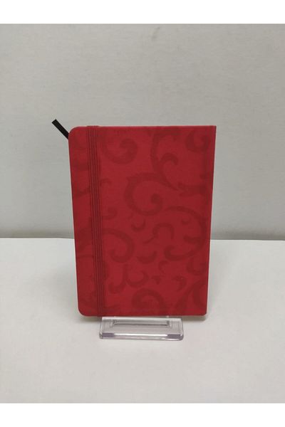 Stil Kutu دفتر ملاحظات مطاطي مقاس 15x11 ملون مخطط