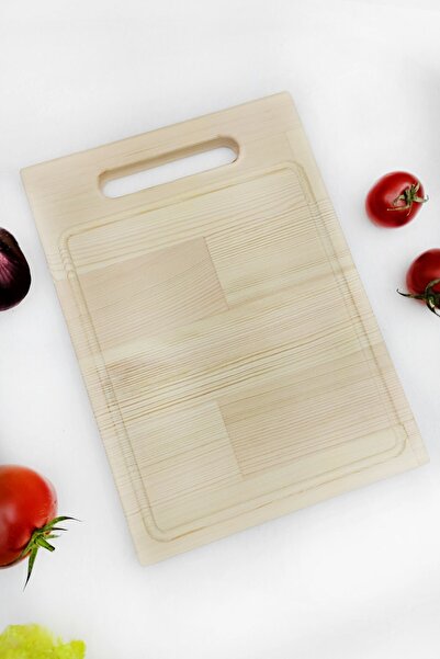 Esafe Home Small Size Practical Natural Pine Wood Cutting Board 28x20 Cm