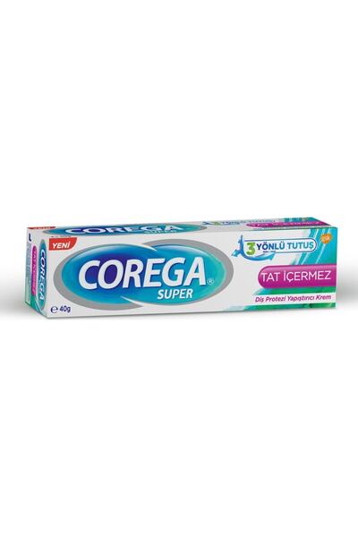 Corega Süper Diş Protezi Yapıştırıcı Krem Tatsız 40 gr