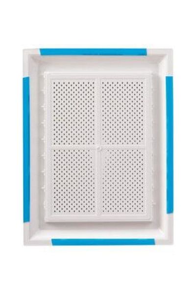 MENFEZSAN 25 X 25 Plastic Bathroom WC Ventilation Vent Surface Movable Shutter