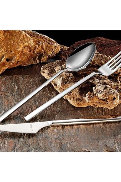 Aryıldız Vogue Fork Spoon Knife Set 84 Pieces