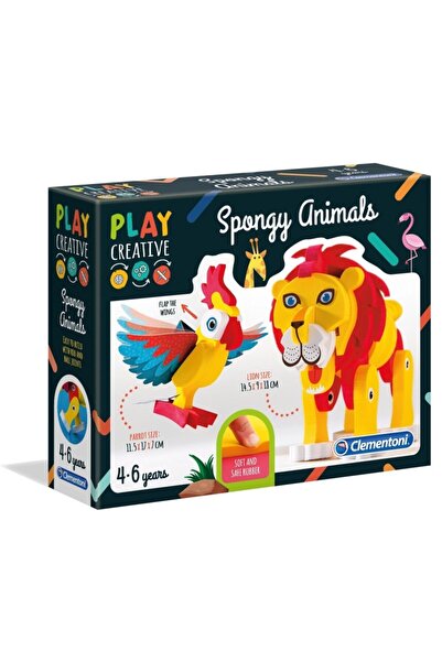 CLEMENTONI Brand 15284 Sponge Animals /Play Creative 4-6 Years Old Toy Gun & ...