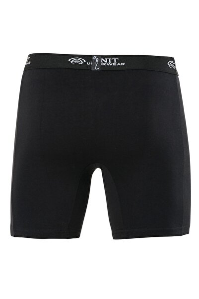 Anıt Ανδρικά μποξεράκια 1114 Μαύρα 3 τεμαχίων Lycra Long Cotton