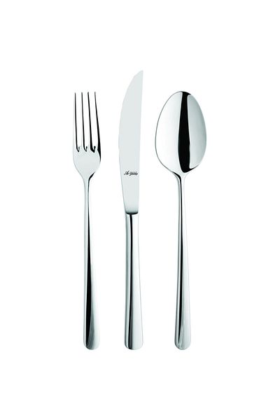 Aryıldız 36 Pieces Viole Stainless Steel Cutlery Set for 6 People