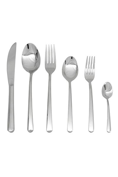 Aryıldız 36 Pieces Viole Stainless Steel Cutlery Set for 6 People