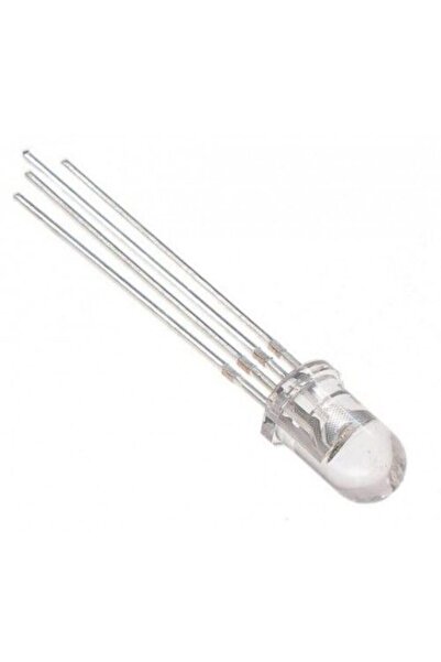 Arduino Rgb Led 5mm Şeffaf Anot 4 Bacaklı Raspberry 5 Adet
