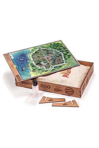 King Of Puzzle Türkiye Miniatures - Iznik - Nusret Çolpan Wooden Puzzle 500 Pieces