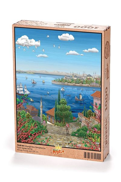 King Of Puzzle Palacewood from Cihangir - Nasuhi Hasan Çolpan Wooden Puzzle 1000 Pieces