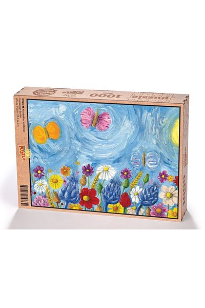 King Of Puzzle Butterflies And Spring Wooden Puzzle 1000 Pieces