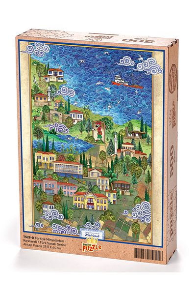 King Of Puzzle Türkiye Miniatures - Forty - Nasuhi Hasan Çolpan Wooden Puzzle 500 Pieces