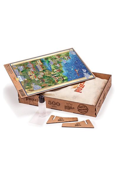 King Of Puzzle Türkiye Miniatures - Forty - Nasuhi Hasan Çolpan Wooden Puzzle 500 Pieces
