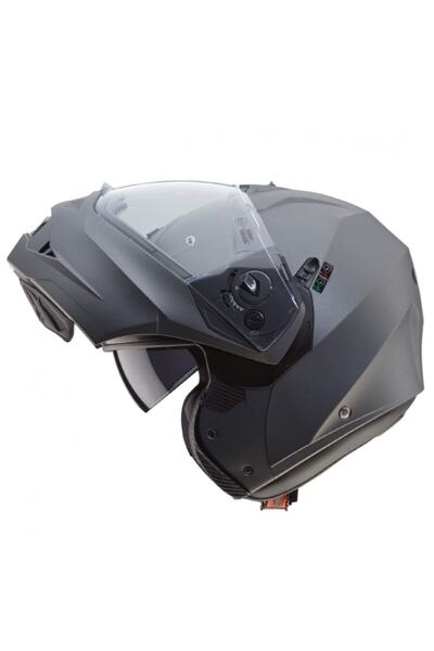 Caberg Duke 2 Gun Metal Mat Gri Açılır Motosiklet Kaskı Pinlock