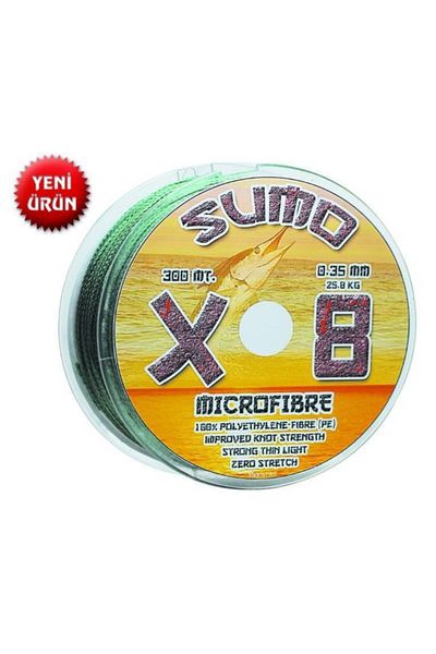EFFE Πλεξούδα με νήματα Sumo 8 στρώσεων - 300mt
