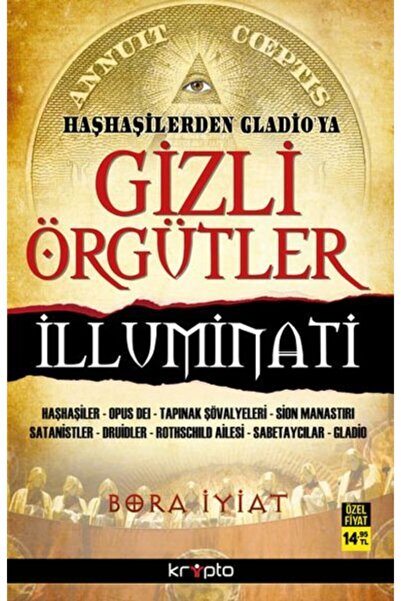 Genel Markalar Gizli Örgütler İlluminati kitabı - Bora İyiat - Kripto Basım Y...