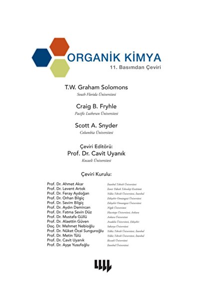 Literatür Yayıncılık Organik Kimya