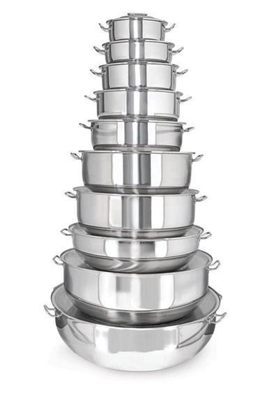 Kapp Steel Helvane Pot 36x20 - 21 Lt