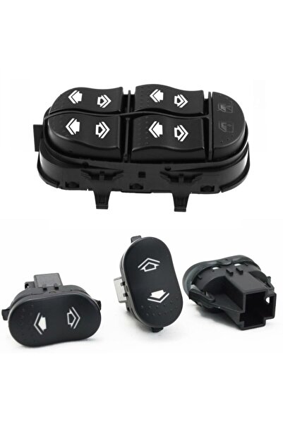 GPR AUTO PARTS Focus 1 Cam Dügmesı Sol Dörtlü Ve Teklı Cam Dügmesı Takımı 199...